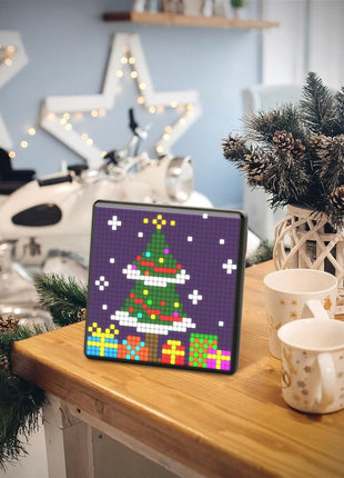 Divoom Pixoo-Max Pixel Display, APP Cellphone Control Display with 32 X 32 Programmable LED Screen for Home Decoration, Business Advertisement