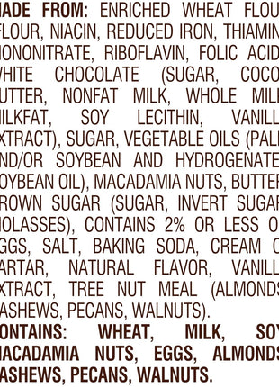 Pepperidge Farm Tahoe White Chocolate Macadamia Cookies, 7.2 Oz