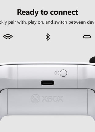 XBOX Wireless Gaming Controller | Robot White | Consoles, PCs, TVs, mobile, and more | Textured Grip | Wireless, Bluetooth, USB-C Connectivity