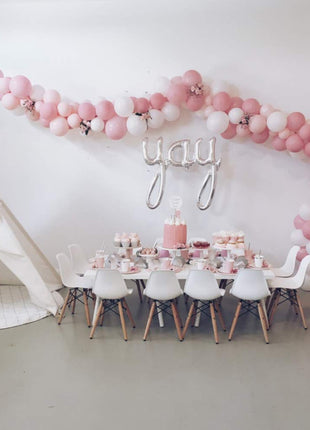 KICNIC Balloon Arch Strip Kit for Garland, 32.8 Feet Balloon Tape Strips and 200 Glue Point Dot Stickers for Party Wedding Birthday Baby Shower Graduation Decorations