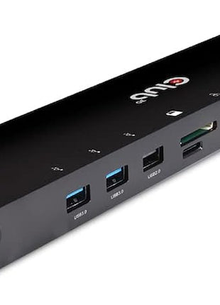 Club 3D CSV-1564W100 USB Gen1 Type-C Triple Display DP1.2 Alt Mode Smart PD3.0 Charging Dock with 100 Watt Power Supply