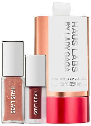 HAUS LABS BY LADY GAGA PhD Hybrid Plumping Lip Glaze Set & ENTEL Aloe vera Sheet Masque (BONUS)