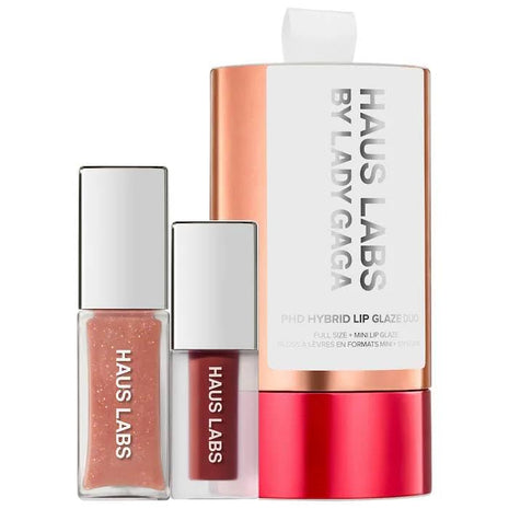 HAUS LABS BY LADY GAGA PhD Hybrid Plumping Lip Glaze Set & ENTEL Aloe vera Sheet Masque (BONUS)