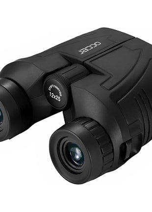 Occer 12x25 Compact Binoculars for Adults and Kids | High Powered, Easy Focus, Large Eyepiece for Bird Watching, Cruise Ship, Outdoor Hunting, Travel, Sightseeing