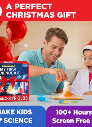 Doctor Jupiter My First Science Experiments Kit for Kids Ages 4+ | Birthday Gift Ideas for Boys & Girls 4, 5, 6, 7, 8 Year Olds, Science Kits for Kids Ages 5-7, STEM Educational Toys