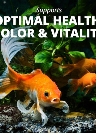 Tetra Goldfish Flakes, Nutritionally Balanced Diet For Aquarium Fish, Vitamin C Enriched Flakes, 7.06 oz