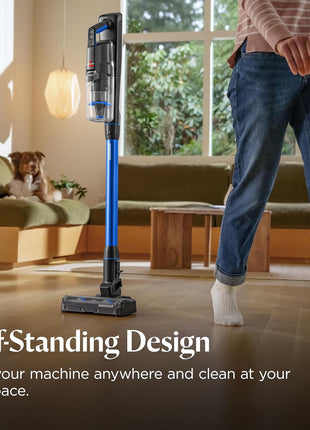 Bissell PowerClean FurFinder 200W Self-Standing Cordless Vacuum, 4052 | Bright headlights; wall mount; removable battery; upholstery tool; self-standing for easy storage