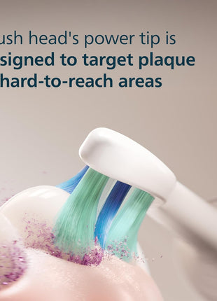Philips Sonicare C2 Brush Heads, 3-Pack, 9 Month Supply, White | 700% More Plaque Removal1, BrushSync Reminder, Up To 62,000 Bristle Movements Per Min, HX9023/65