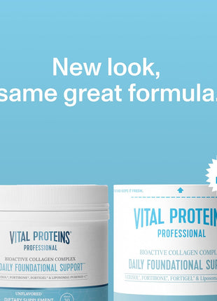 Vital Proteins Professional Bioactive Collagen Complex Daily Support 13.9oz | VERISOL®, FORTIBONE®, FORTIGEL® & Liposomal PureWay-C®, Supports Skin Appearance & Joint Mobility, 30 Servings