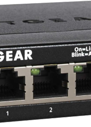 NETGEAR 5-Port Gigabit Ethernet Unmanaged Essentials Switch (GS305) - Home Network Hub, Office Ethernet Splitter, Plug-and-Play, Silent Operation, Desktop or Wall Mount