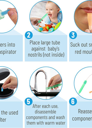 Mr. Pen Baby Nasal Aspirator with 3 Extra Hygiene Filters - Nasal Suction for Babies