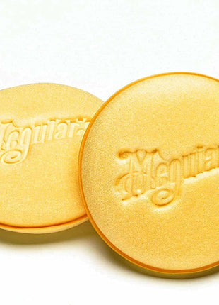 Meguiar's 4 inch Foam Applicator Pads, 4 Count - Ultra-Soft Hand Applicators with a Tight-Cell Foam Construction for a Smooth Application of Waxes, Polishes, Tire Dressing, Protectants and More, 4 Pack