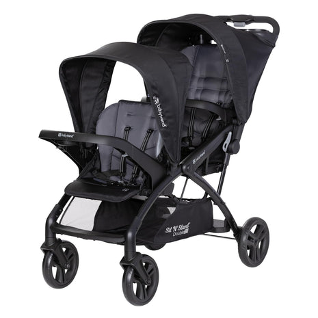 Baby Trend Sit N' Stand® Double 2.0 Stroller, Madrid Black