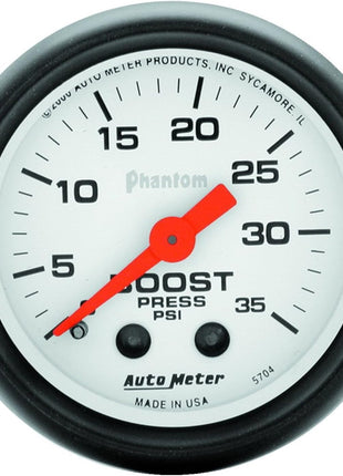 Auto Meter 5704 Phantom Mechanical Boost Gauge