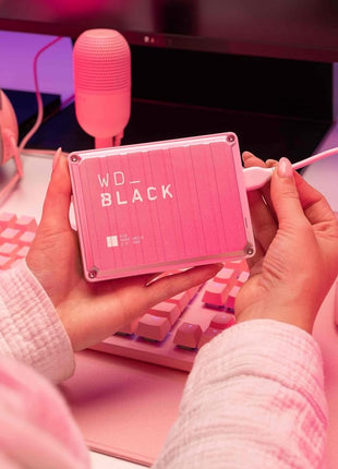 WD_Black 6TB Pink P10 Game Drive Portable External Hard Drive HDD, Works with PlayStation, Xbox, & PC - WDBZ7D0060BPK-WESN