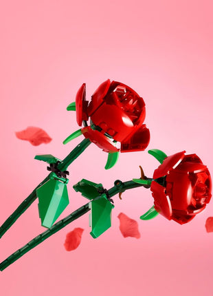LEGO Roses - Building Toy for Kids, Girls & Boys, Ages 8+ - Artificial, Fake Roses for Home Decor & Display - Gift Idea for Plant & Flower Lovers - 40460