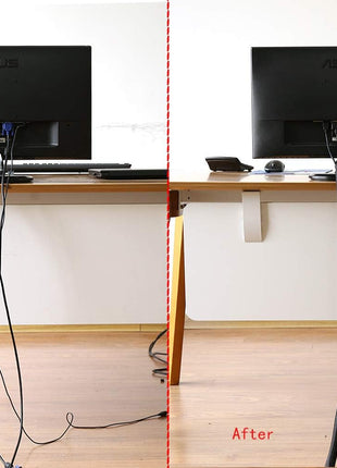 Alex Tech 10ft - 1/2 inch Cord Protector Wire Loom Tubing Cable Sleeve Split Sleeving For USB Cable Power Cord Audio Video Cable – Protect Cat From Chewing - Black