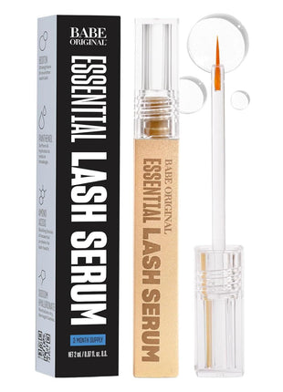 Babe Original Lash Serum - Fuller & Longer Looking Eyelashes, Advanced Lash Enhancing Treatment for Natural Lashes, Extensions & Eyebrows, Vegan & Cruelty-Free