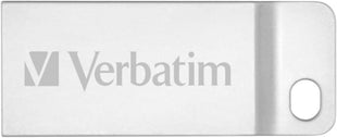 Verbatim 32GB Metal Executive USB Flash Drive - Silver - 98749