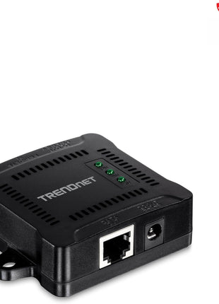 TRENDnet Gigabit PoE Splitter, TPE-104GS, 802.3af, NDAA Compliant, Power a Non-PoE Device up to 100m (328 ft), 5/9/12V DC Power Output, 5 to 5/3.5mm Jumper Cables Included, Black