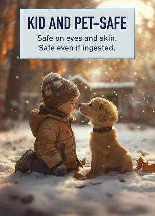Safe Paw 2-Pack Pet-Safe Snow & Ice Melter, Salt- & Chloride-Free, 8 Lbs - Pet-Friendly Winter Maintenance Product for Driveway, Concrete, Sidewalk, and Outdoor Spaces
