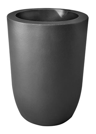 Nelyrho 6KG Graphite Crucible with Pouring Spout for Melting Metal | Silicon Carbide Crucible, Ideal for Melting, Casting & Refining Aluminum, Gold, Silver, Copper & Brass, 1800°C/3272°F