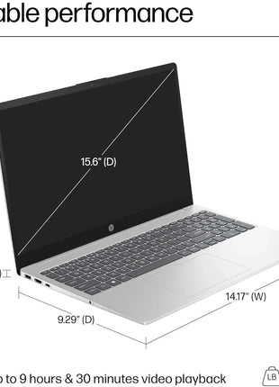 HP 15.6 inch Business Laptop, Free Microsoft Office 2024 Lifetime License, Copilot AI Chat, HD Touchscreen Display, Intel 6-Core i3-1215U 4.4 GHz, 16GB RAM, 1TB SSD, Long Battery Life, Windows 11 Pro