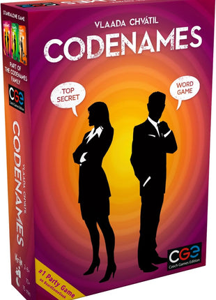 CGE Codenames Board Game (2nd Edition) | The Top Secret Word Association Party Game for Friends & Family Game Nights, 4+ Players