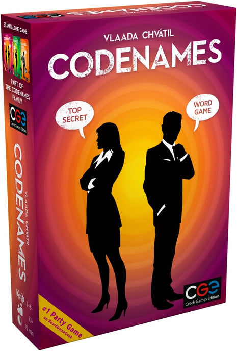 CGE Codenames Board Game (2nd Edition) | The Top Secret Word Association Party Game for Friends & Family Game Nights, 4+ Players