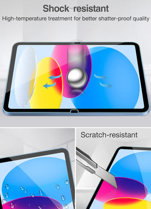 ProCase 2 Pack Screen Protector for iPad A16 2025 11th/10th 2022 Generation (11-inch/10.9), Tempered Glass Film Guard -Clear