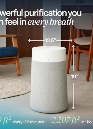 BLUEAIR Blue Pure 311i Max Smart Air Purifier for Medium Rooms up to 2,107 Sq Ft HEPASilent Air Cleaner for Pets Allergies Smoke & Dust WiFi Air Purifier with Auto Mode Quiet Air Purifier for Bedroom