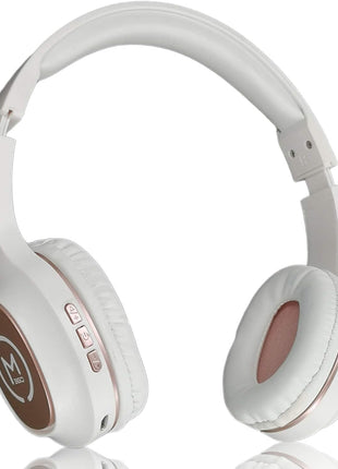 Morpheus 360 Tremors Bluetooth Headphones | Built-in Microphone | Wireless Headset | Gaming Headphones | on Ear Earphones | Wireless/Wired | Rose Gold | HP4500R