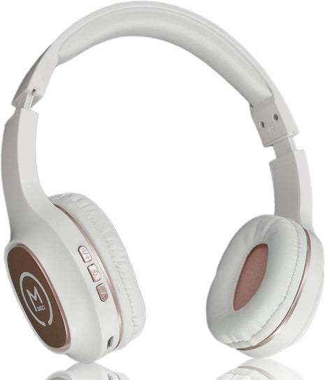 Morpheus 360 Tremors Bluetooth Headphones | Built-in Microphone | Wireless Headset | Gaming Headphones | on Ear Earphones | Wireless/Wired | Rose Gold | HP4500R