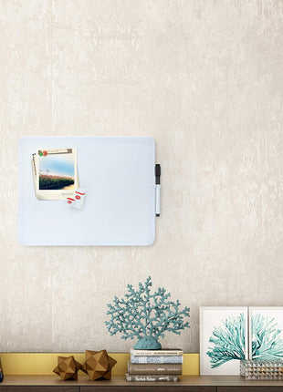 Mr. Pen- Dry Erase Board, 14 inch x 11 inch with a Black Dry Erase Marker, Small Mini White Board for Students, White Frame, Includes Double Sided Tapes