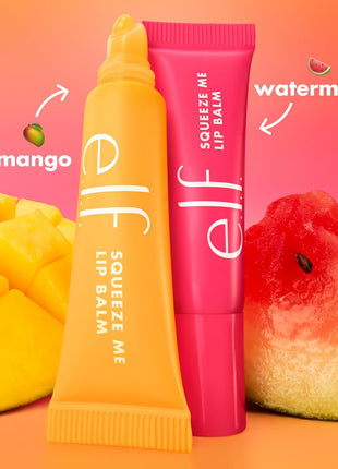 e.l.f. Squeeze Me More Lip Balm Duo, Mango, Watermelon