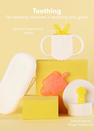 Frida Baby Ultimate Baby Kit, 10 piece New Born Essentials Gift Set Includes Wellness Sick Day, Gas Relief, Grooming Tools & Teething Toys