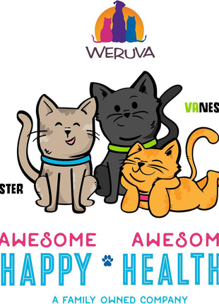Weruva B.F.F. OMG - Best Feline Friend Oh My Gravy!, Rainbow A Gogo Variety Pack! Cat Food, 3oz Pouch (Pack of 12)