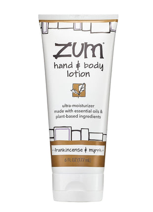 Zum Hand & Body Lotion - Frankincense & Myrrh, 6 fl oz