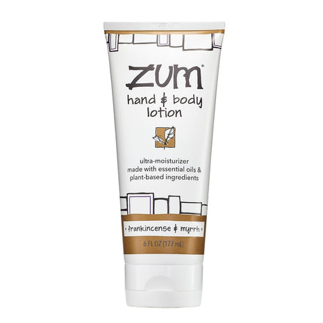 Zum Hand & Body Lotion - Frankincense & Myrrh, 6 fl oz