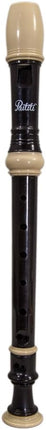 Paititi Soprano Recorder 8-Hole With Cleaning Rod  Carrying Bag, Creamy/Black Color, Key of C