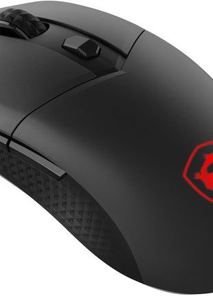 msi Versa 300 W Gaming Mouse, 8000 DPI, 30M+ Clicks Kailh Switch, Optical Sensor, Ergonomic Ambitextrous Hand Design, RGB Light