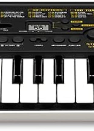 Casio Casiotone SA-51 – 32-Key Compact Digital Keyboard | Portable Electronic Piano with 100 Tones, 50 Rhythms & Built-In Songs | Battery Powered