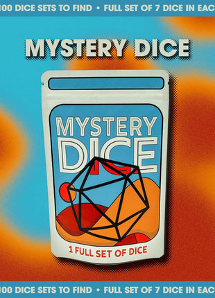 Mystery Dice Set, DND Dice, Guaranteed No Duplicates, 1 Pack | Mystery D&D Dice, Wide Range of Pattern, Gaming Dice, Suitable for Role Playing, Table Games, 7 Polyhedral DND Dice Set