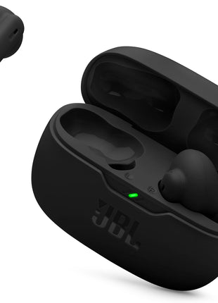 JBL Vibe Beam 2 - True Wireless Noise Cancelling Earbuds with JBL Pure Bass Sound & Smart Ambient technology, 4mics for crisp, clear calls, up to 40Hrs of Playback, IP54 Dust & Water resistant (Black)