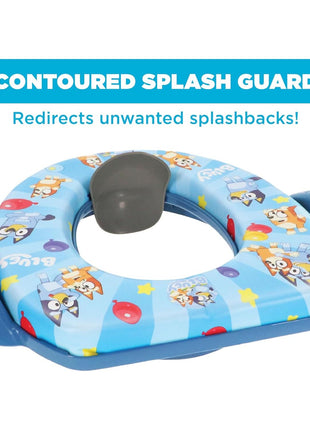 Bluey Soft Potty Seat - Potty Training Toilet Seat, Soft Cushion, Baby Potty Training, Safe, Easy to Clean