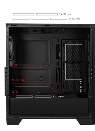 MSI MAG Forge 321R Airflow Case