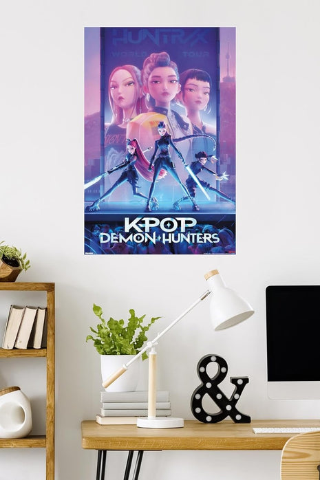 Trends International Netflix KPop Demon Hunters (2025)   One Sheet Wall Poster, 34L x 22.4W, Unframed Version