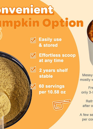 ZEBORA Pumpkin for Dogs, Omega 3 Fish Oil for Dogs