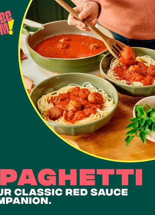 Carbe Diem!, Spaghetti, Lower Net Carb Pasta with Traditional Flavor & Texture, 8 grams of Protein, 55% Fewer Net Carbs & Only 110 Calories Per Serving, Pack of 3