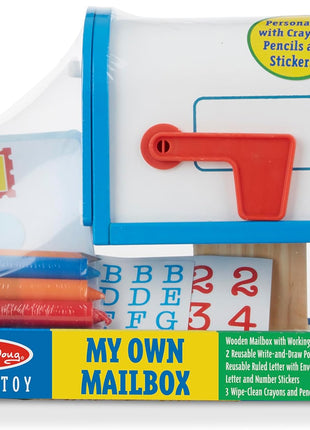 Melissa & Doug My Own Wooden Mailbox Activity Set and Educational Toy